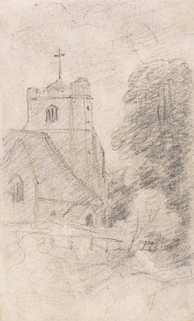 Leatherhead Church, Near Epsom, from the Northeast by John Constable
